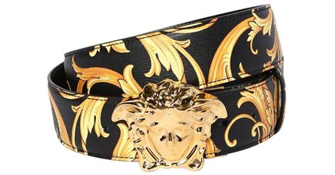 Versace Baroque Leather Belt on SALE 